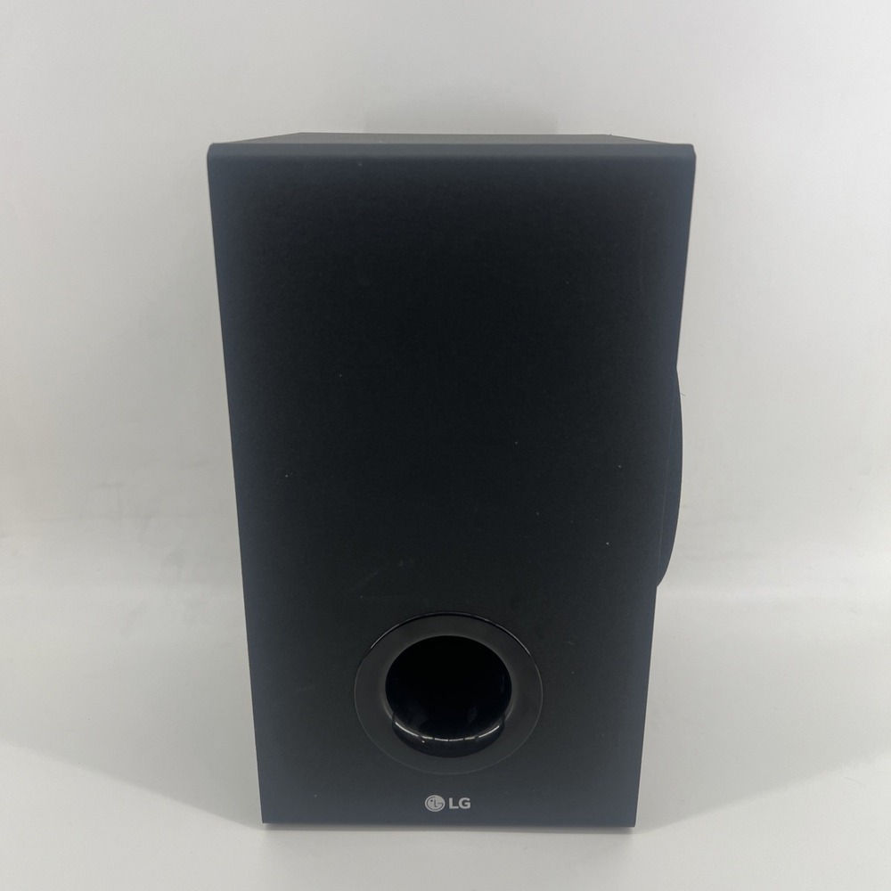 LG SPJ2B-W Wireless Active Subwoofer Bluetooth for SJ2 Soundbar Tested